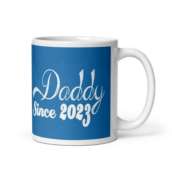 Daddy Since 2023 Fathers Day Coffee Tea Ceramic Mug Office Work Cup Gift 11 oz