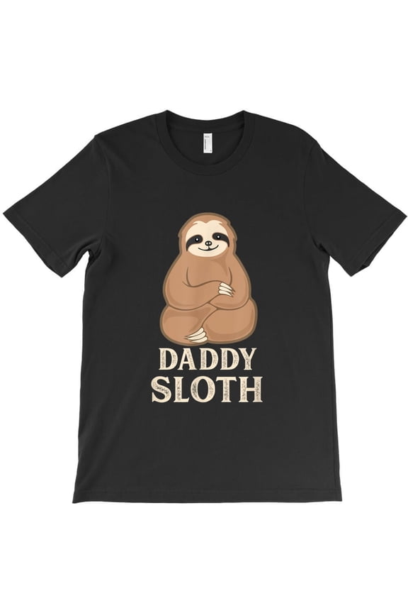 Daddy Sloth Funny Matching Family Apparel Holiday Graphic H4238 T-Shirt, for Men and Women, Up to Size 5XL