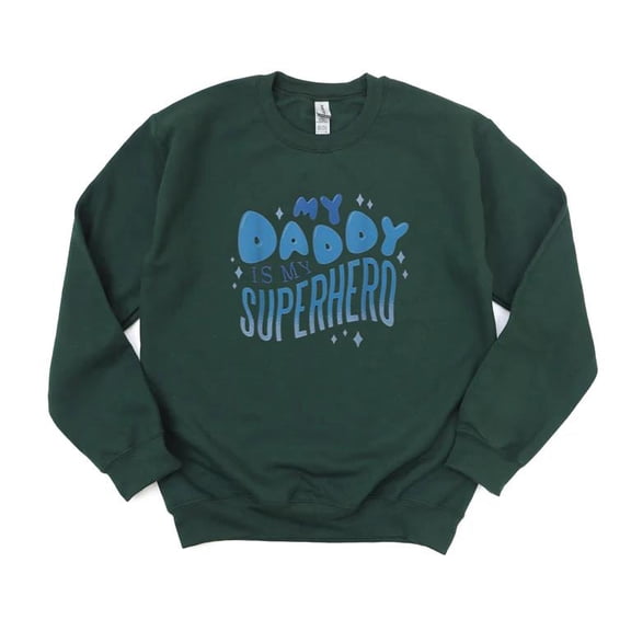 Daddy Superhero Father's Day Family Protector Hero Love Celebration Art SweatShirt Unisex, up to 5XL