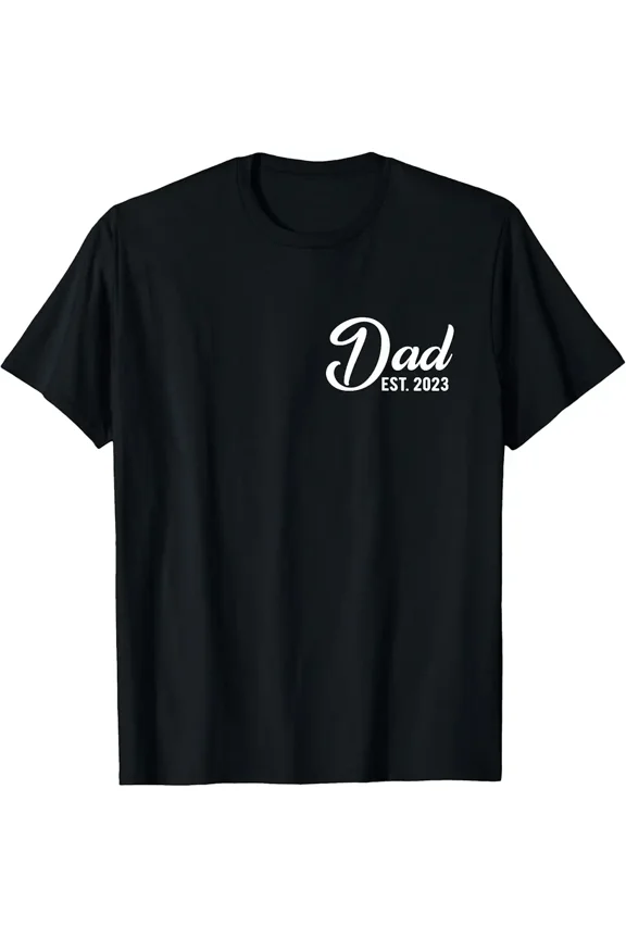 Daddy To Be New Dad First Time Daddy Promoted Father T-Shirt Z8403, for Men & Women, up to Size 5XL
