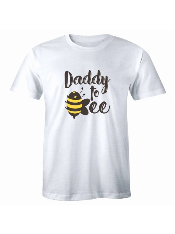 Daddy To Bee Men's Pregnancy Announcement Expecting Dad Reveal Gift Shirt, Size S-5XL