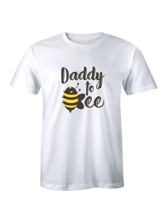 Daddy To Bee Men's T-Shirt Pregnancy Announcement Expecting Dad Reveal Shirt