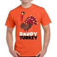 thumbnail image 1 of Daddy Turkey Men T-Shirt - Graphic Tee S M L XL 2XL 3XL 4XL 5XL - Funny Thanksgiving Tshirts for Men Happy Thanksgiving Gifts, 1 of 2
