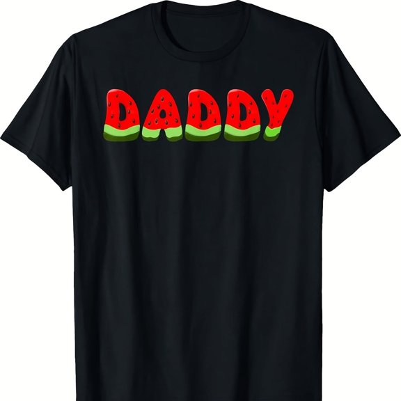 Daddy Watermelon Summer Fruit Family Matching Birthday Dad T-S1HirtUni