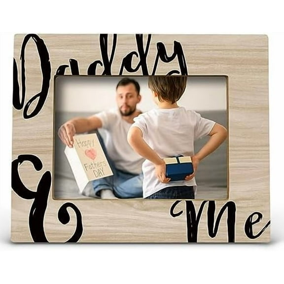 Daddy and Me Picture Frame,Dad Gifts from Kids,Birthday Gifts for Dad, Father' Day Picture Frames(5x7 Inch Photo)$$Home Decor, Kitchen, & Other