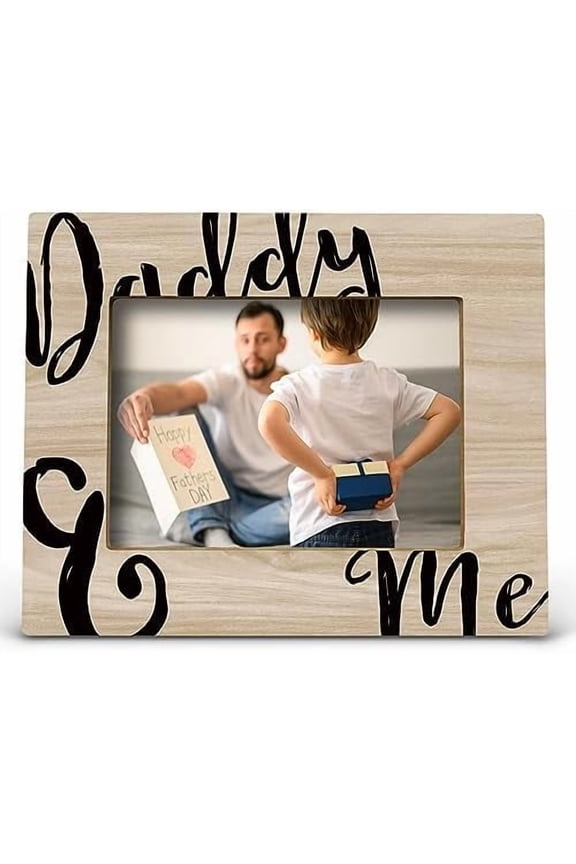 Daddy and Me Picture Frame,Dad Gifts from Kids,Birthday Gifts for Dad, Father' Day Picture Frames(5x7 Inch Photo)$$Home Decor, Kitchen, & Other