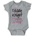 thumbnail image 1 of Daddy is My Knight in Shining Armour Bodysuit Jumper Girls Infant Baby Brisco Brands 12M, 1 of 6