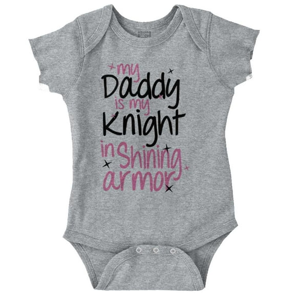 Daddy is My Knight in Shining Armour Bodysuit Jumper Girls Infant Baby Brisco Brands 12M