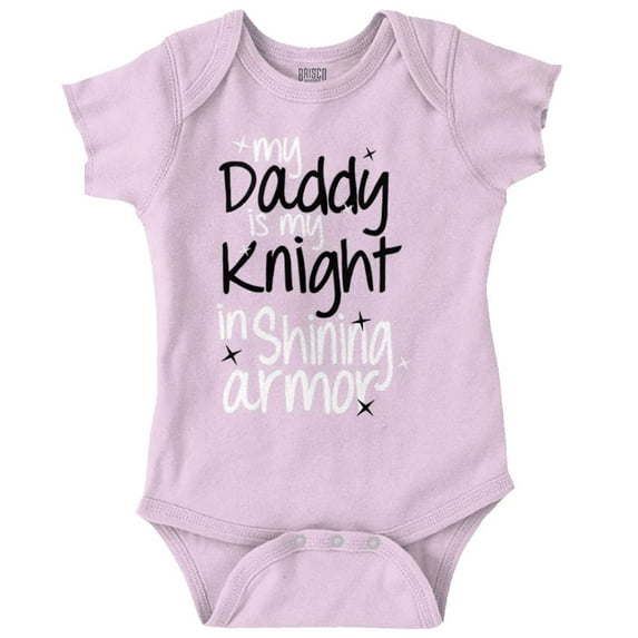 Daddy is My Knight in Shining Armour Bodysuit Jumper Girls Infant Baby Brisco Brands 24M