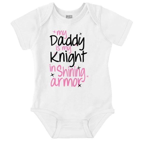 Daddy is My Knight in Shining Armour Bodysuit Jumper Girls Infant Baby Brisco Brands 24M