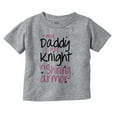 thumbnail image 1 of Daddy is My Knight in Shining Armour Youth T Shirt Tee Girls Infant Toddler Brisco Brands 5T, 1 of 5