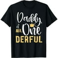 thumbnail image 1 of Daddy of Mr Onederful 1st Birthday First One-Derful Matching T-Shirt, 1 of 4