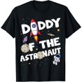 thumbnail image 1 of Daddy of the Astronaut Space Theme Birthday Party Dad T-Shirt mens t shirt，black，women，funny，misfits，men，journey, 1 of 4