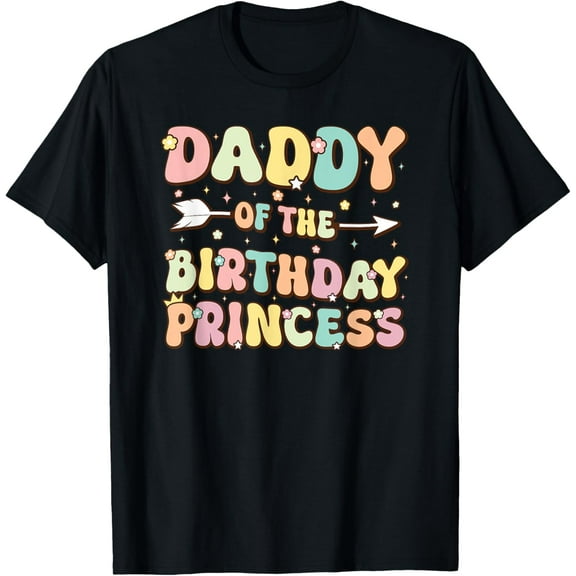 Daddy of the Birthday Princess Family Matching Birthday T-Shirt