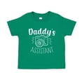 thumbnail image 1 of Daddy's Assistant Photographer Toddler T-Shirt 2T Kelly Green, 1 of 3