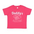 thumbnail image 1 of Daddy's Assistant Photographer Toddler T-Shirt 4T Cyber Pink, 1 of 3