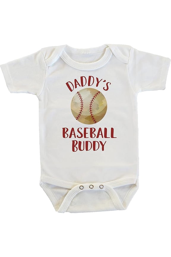 Daddy's Baseball Buddy Opening Day Spring Training Cactus League Grapefruit League Onesie/Bodysuit