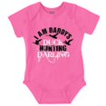 thumbnail image 1 of Father's Day Daddy's Hunting Darling Bodysuit Jumper Girls Infant Baby Brisco Brands 18M, 1 of 6