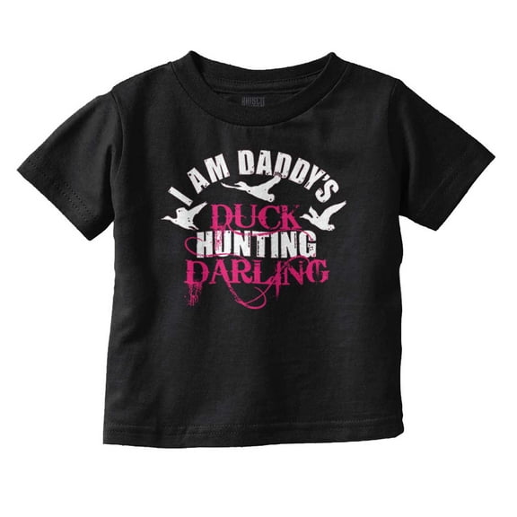 Daddy's Duck Hunting Darling Youth T Shirt Tee Girls Infant Toddler Brisco Brands 12M