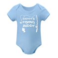 thumbnail image 1 of Daddy's Fishing Buddy - Baby Clothes - Funny Newborn Bodysuit Outfits for Boys And Girls Sky Blue-style 24months, 1 of 7