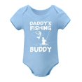 thumbnail image 1 of Daddy’s Fishing Buddy - Baby Clothes - Funny Newborn Bodysuit Outfits for Boys And Girls Sky Blue-style 24months, 1 of 7