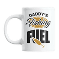 thumbnail image 1 of Daddy's Fishing Fuel Coffee & Tea Gift Mug Cup for an Angler or Fisherman Dad (11oz), 1 of 3