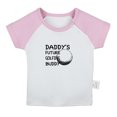 thumbnail image 1 of Daddy's Future Golfing Buddy Funny T shirt For Baby, Newborn Babies T-shirts, Infant Tops, 0-24M Kids Graphic Tees Clothing (Short Pink Raglan T-shirt, 0-6 Months), 1 of 4