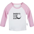 thumbnail image 1 of Daddy's Future Golfing Buddy Funny T shirt For Baby, Newborn Babies T-shirts, Infant Tops, 0-24M Kids Graphic Tees Clothing (Long Pink Raglan T-shirt, 6-12 Months), 1 of 4