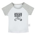thumbnail image 1 of Daddy's Future Motocross Riding Buddy Funny T shirt For Baby, Newborn Babies T-shirts, Infant Tops, 0-24M Kids Graphic Tees Clothing (Short Gray Raglan T-shirt, 12-18 Months), 1 of 4