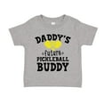 thumbnail image 1 of Daddy's Future Pickleball Buddy Toddler T-Shirt 2T Athletic Heather, 1 of 3