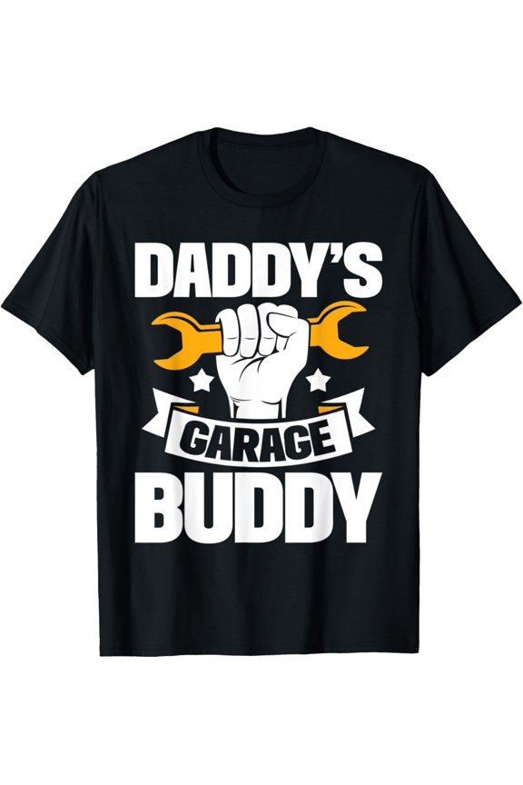 Daddy's Garage Buddy Fathers Day Papa T-Shirt