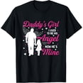 thumbnail image 1 of Daddy's Girl My Dad is My Guardian Angel Kids Girls T-Shirt, 1 of 4