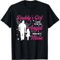 thumbnail image 1 of Daddy's Girl My Dad is My Guardian Angel Kids Girls T-Shirt, 1 of 3