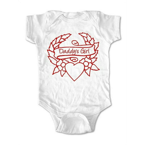 Daddy's Girl Tattoo - wallsparks cute & funny Brand - baby one piece bodysuit - Great baby shower gift!