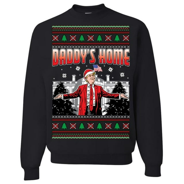 Daddy's Home Trump 2024, Ugly Christmas Sweater, Funny Christmas ...