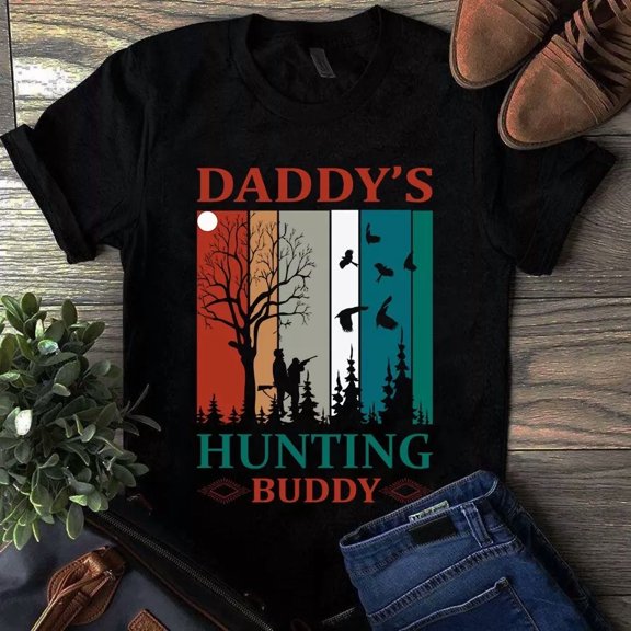 Daddy's Hunting Buddy Duck Hunting Vintage Tshirt