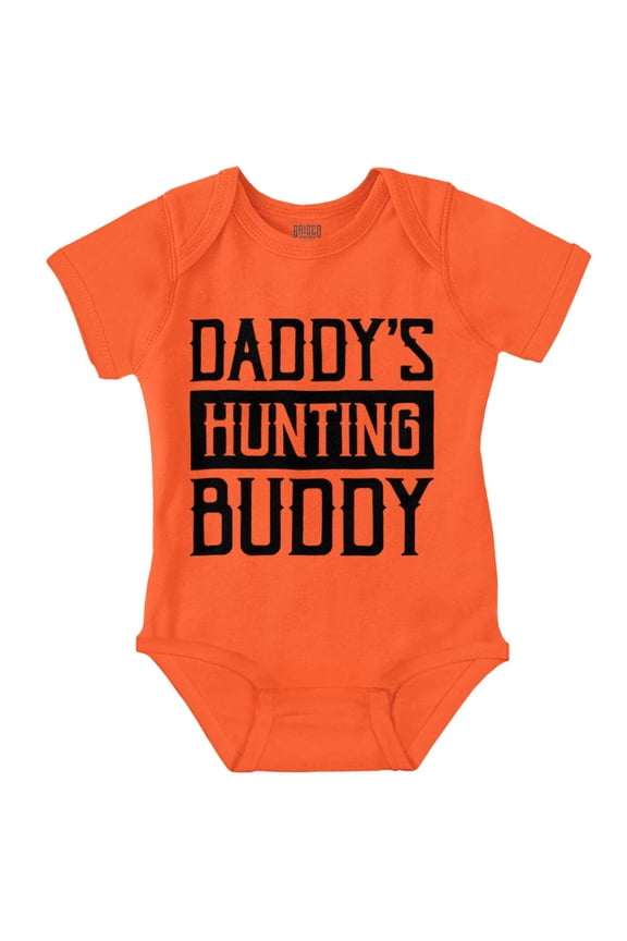 Daddy's Hunting Buddy Hunter's Kiddo Romper Boys or Girls Infant Baby Brisco Brands 24M