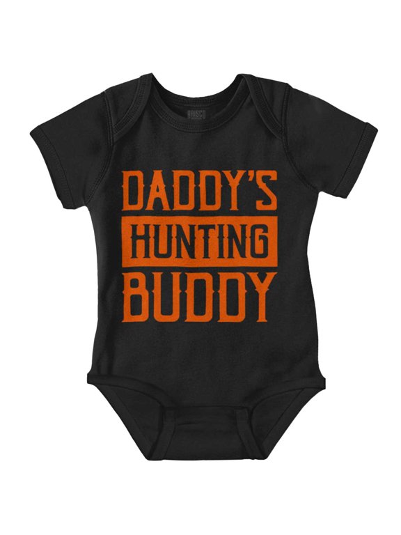 Daddy's Hunting Buddy Hunter's Kiddo Romper Boys or Girls Infant Baby Brisco Brands 24M