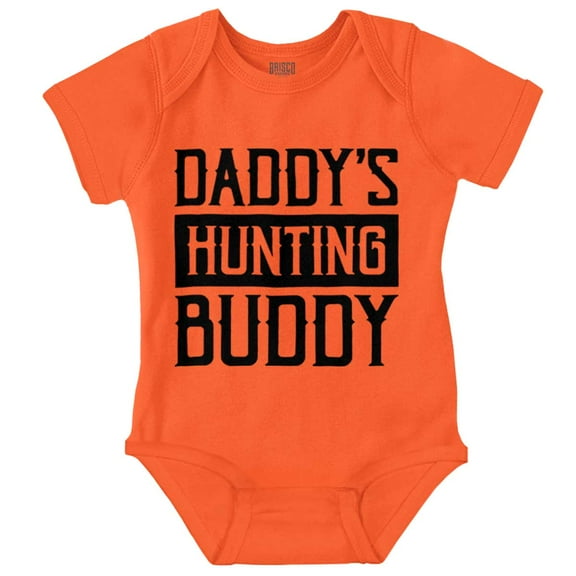 Daddy's Hunting Buddy Hunter's Kiddo Romper Boys or Girls Infant Baby Brisco Brands 6M