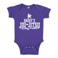 thumbnail image 1 of Daddy's Jiu-Jitsu Rolling Partner Baby Bodysuit One Piece 6 mo Purple, 1 of 3