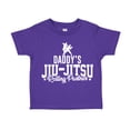 thumbnail image 1 of Daddy's Jiu-Jitsu Rolling Partner Toddler T-Shirt 4T Purple, 1 of 3