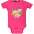 thumbnail image 1 of Daddy's Lil Princess Heart Soft Baby One Piece Hot Pink 12 Month, 1 of 1