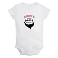 thumbnail image 1 of Daddy's Little Beard Puller Funny Rompers For Babies, Newborn Baby Unisex Bodysuits, Infant Jumpsuits, Toddler 0-12 Months Kids One-Piece Oufits (White, 12-18 Months), 1 of 4