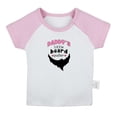 thumbnail image 1 of Daddy's Little Beard Puller Funny T shirt For Baby, Newborn Babies T-shirts, Infant Tops, 0-24M Kids Graphic Tees Clothing (Short Pink Raglan T-shirt, 18-24 Months), 1 of 4