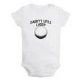 thumbnail image 1 of Daddy's Little Caddy Funny Rompers For Babies, Newborn Baby Unisex Bodysuits, Infant Jumpsuits, Toddler 0-24 Months Kids One-Piece Oufits (White, 12-18 Months), 1 of 4
