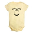 thumbnail image 1 of Daddy's Little Caddy Funny Rompers For Babies, Newborn Baby Unisex Bodysuits, Infant Jumpsuits, Toddler 0-24 Months Kids One-Piece Oufits (Yellow, 6-12 Months), 1 of 4