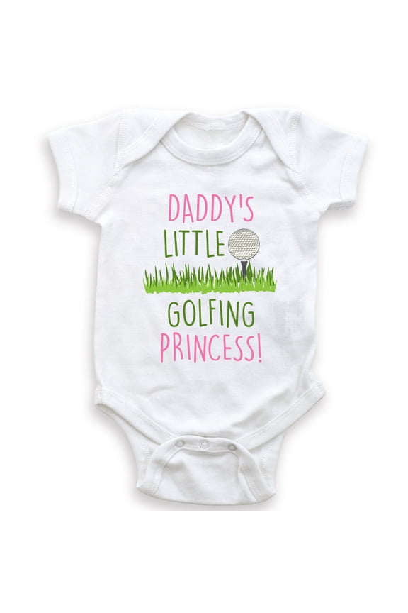 Daddy's Little Golfing Princess! - Baby Bodysuit - Baby Girl