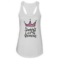 thumbnail image 1 of Daddy's Little Princess Design. Tank Women -Image by Shutterstock, Female Large, 1 of 4