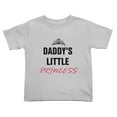 thumbnail image 1 of Daddy's Little Princess Funny Toddler T-Shirts for Boys Girls (Gray, 3T), 1 of 5