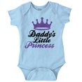 thumbnail image 1 of Daddy's Little Princess Girly Tiara Bodysuit Jumper Girls Infant Baby Brisco Brands 12M, 1 of 7